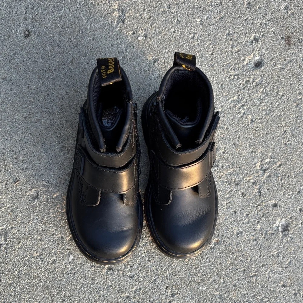 Dr. Martens Junior 1460 Double Strap Leather Boots - Like New